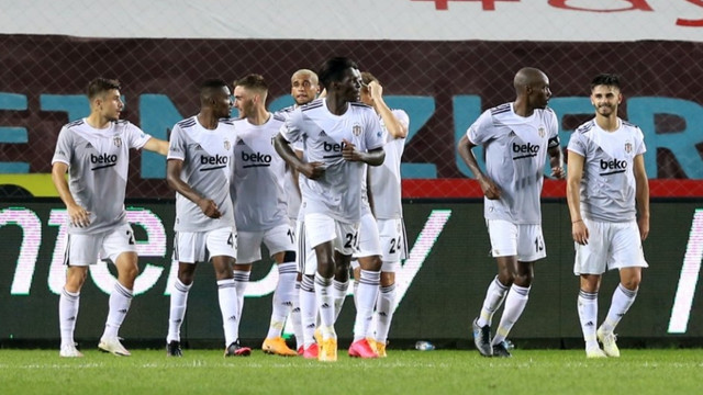 Beşiktaş, Trabzonspor'u 3 golle yendi