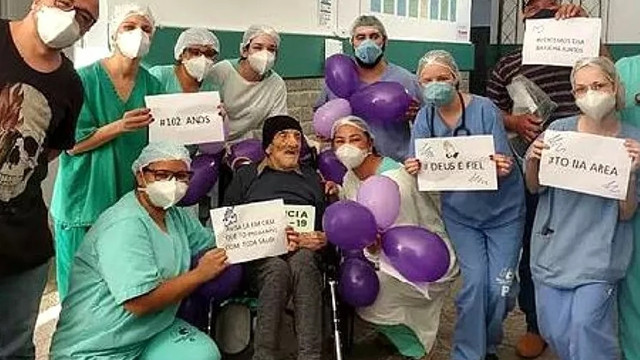 Pandemi ondan korksun! 9 yaşında da yendi, 102 yaşında da...