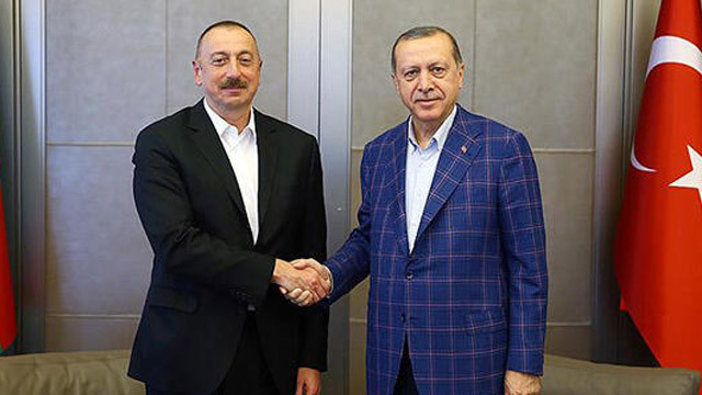 Cumhurbaşkanı Erdoğan, İlham Aliyev ile görüştü
