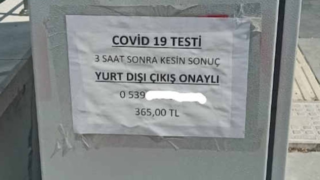 Koronavirüs testleri karaborsaya düştü!