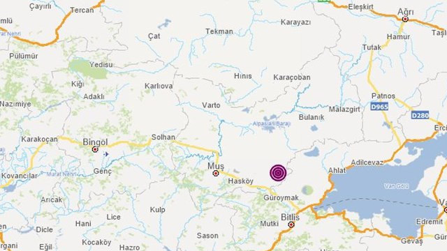 AFAD duyurdu! Muş'ta korkutan deprem