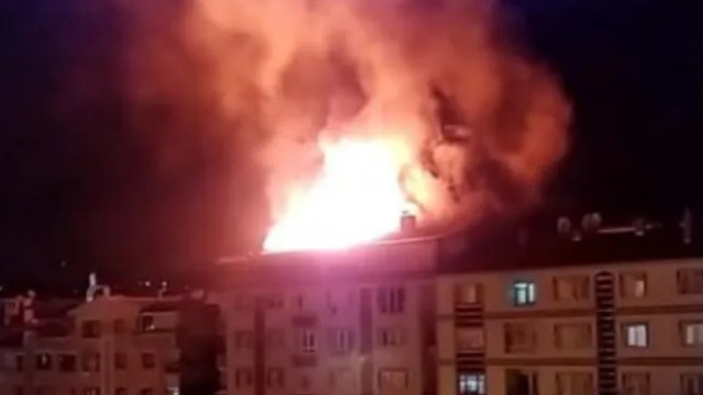 Ankara'da korkutan yangın