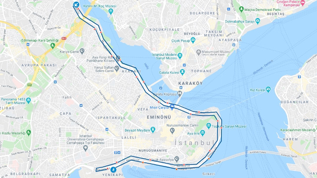 Pazar günü İstanbul'da bu yollar trafiğe kapatılacak