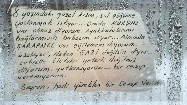 Kalbinde mermi parçası var ama gazi sayılmadı!
