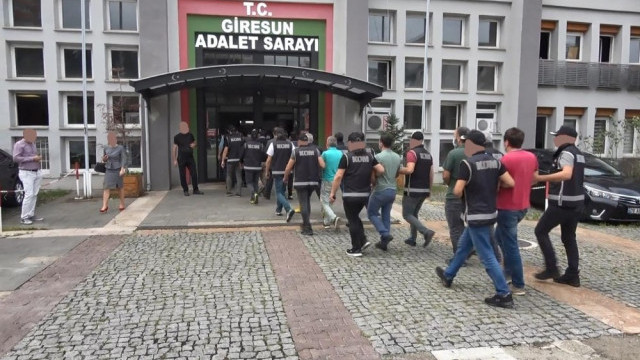 Giresun'da yıkım ekibine saldıran 9 kişi tutuklandı