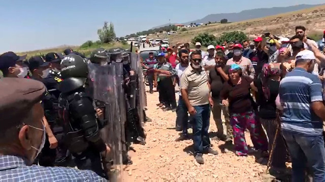 Biyogaza direnen köylülerin toprakları elinden alındı