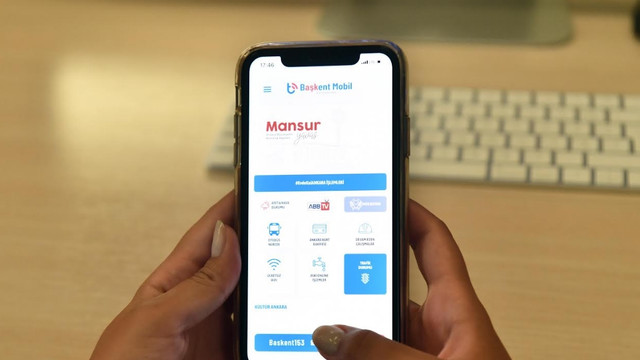 Başkent'in en popüler uygulaması: Başkent Mobil