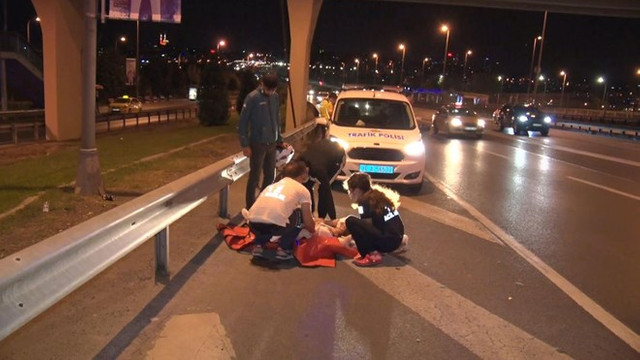 D-100 Karayolu'nda baygın halde bulundu