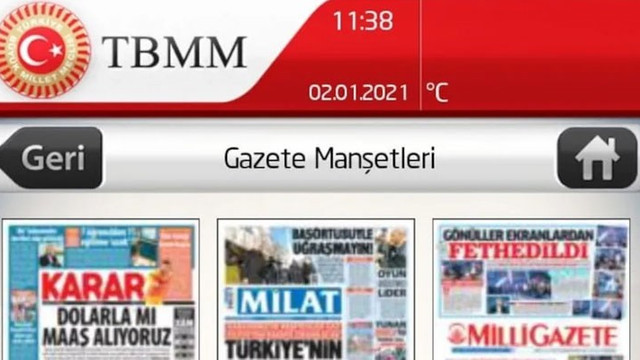 Erdoğan ''almayın'' dedi, Sözcü Meclis'in uygulamasından çıkarıldı