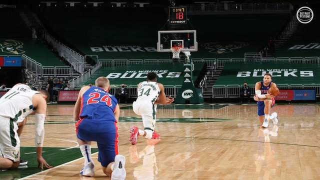 NBA'de Trump protestosu!