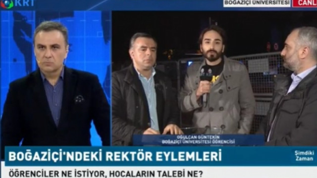 Türkiye Boğaziçi protestolarını KRT - Şimdiki Zaman'dan izledi