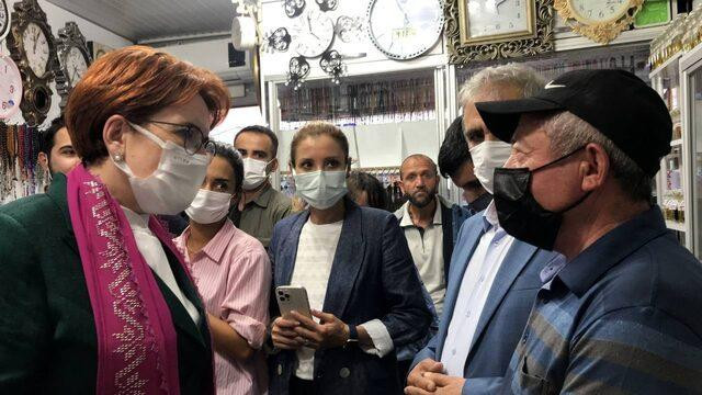Meral Akşener'in ziyareti sırasında yumruklu arbede - Resim : 1
