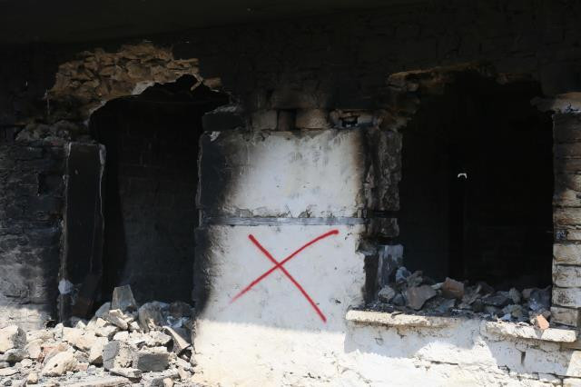 Manavgat'ta yangından zarar gören evler işaretlendi - Resim : 1