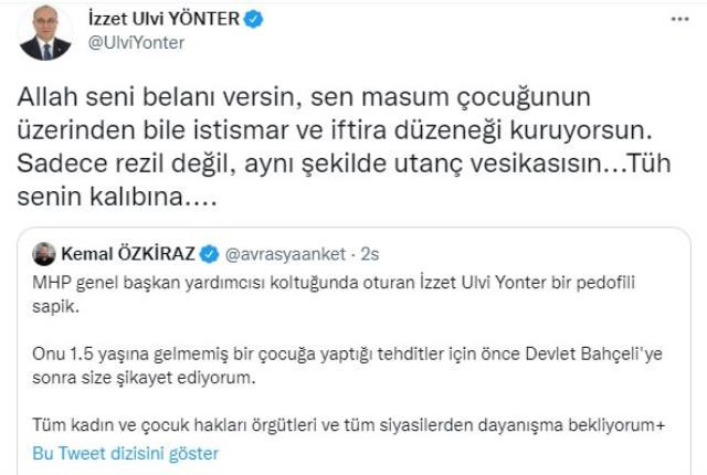 Kemal Özkiraz ''MHP'li Yönter beni tehdit ölümle etti'' deyip o mesajları yayınladı - Resim : 3