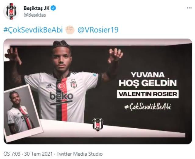 Valentin Rosier Beşiktaş'ta - Resim : 1