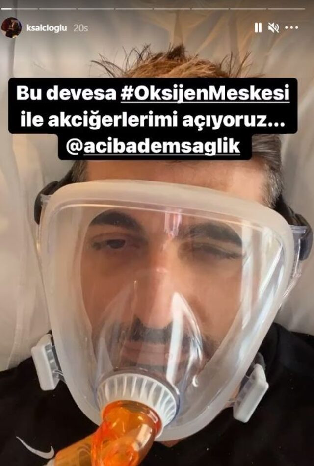 Koronavirüse yakalanan Kalust Şalcıoğlu hastane odasından paylaştı! - Resim : 1
