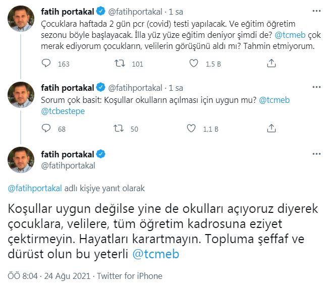 Fatih Portakal'dan ''zincirleme'' tweet yağmuru - Resim : 1