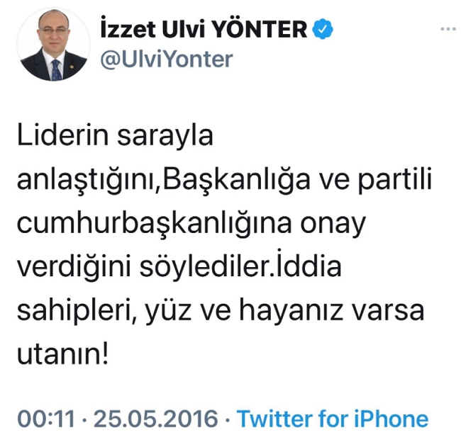 MHP'li isim Erdoğan paylaşımını apar topar sildi - Resim : 2