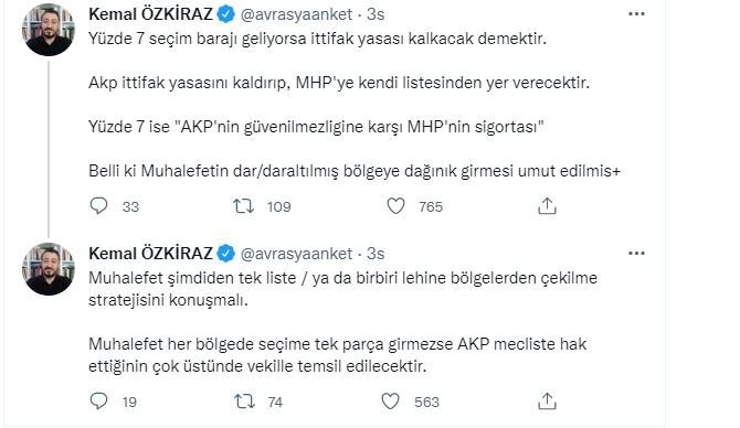 Ünlü anketçi AK Parti'nin ''ittifak'' planını açıkladı - Resim : 1