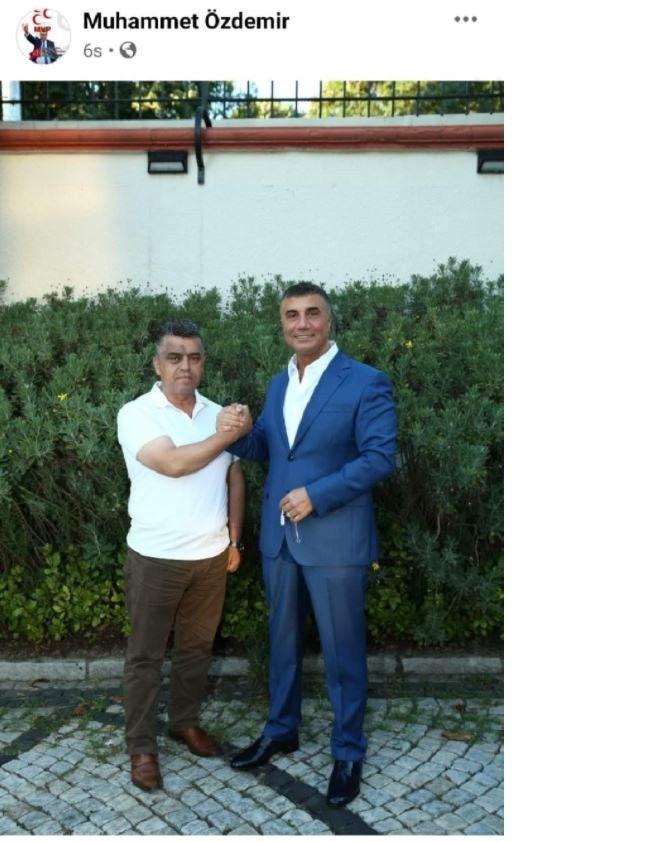 MHP'li başkanın Sedat Peker'le el ele fotoğrafı sosyal medyayı salladı - Resim : 1