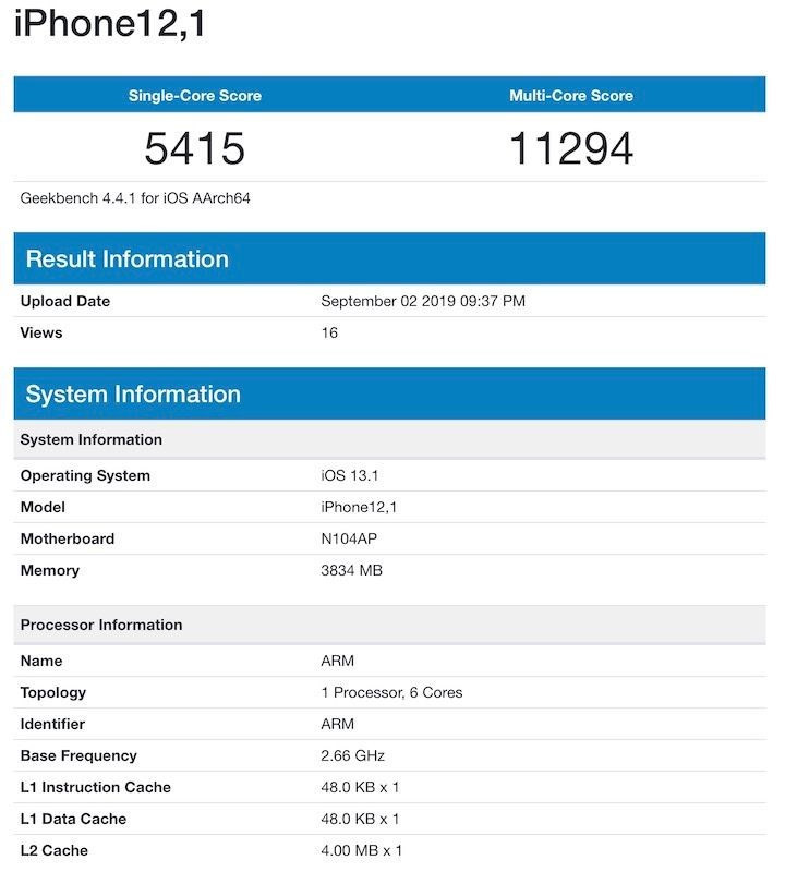 iPhone 11'in performans testi sızdı - Resim: 2