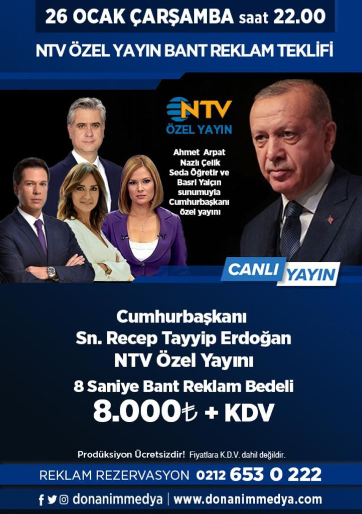 NTV'den İBB'nin reklamlarına 'Erdoğan'' engeli - Resim : 1