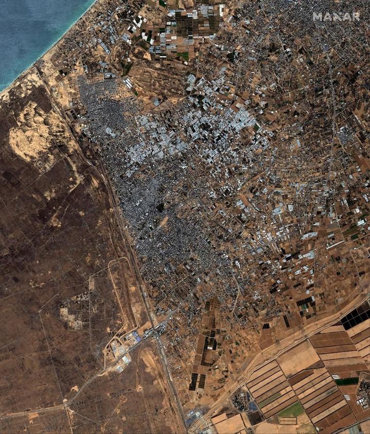 Gazze'deki yıkım uydudan böyle görüntülendi - Resim: 3