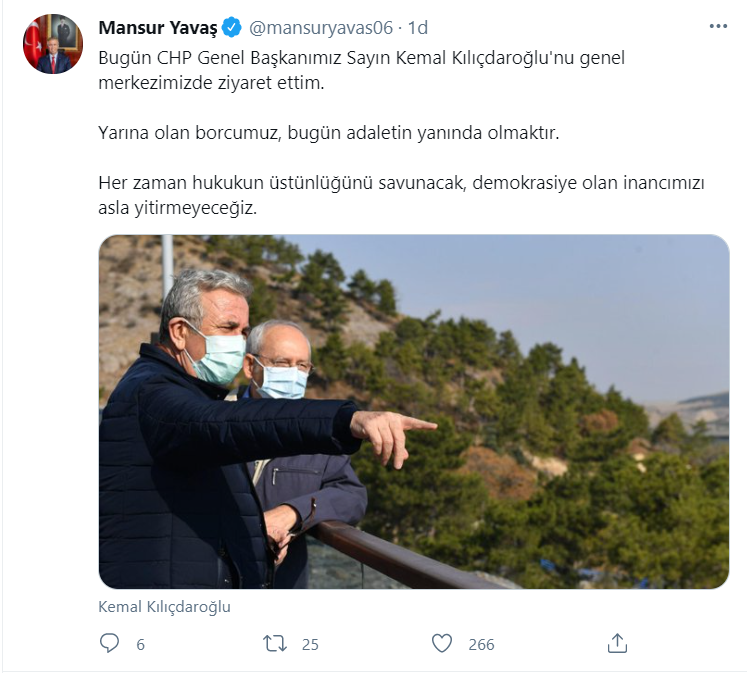 Mansur Yavaş'tan Kemal Kılıçdaroğlu'na ziyaret - Resim : 1