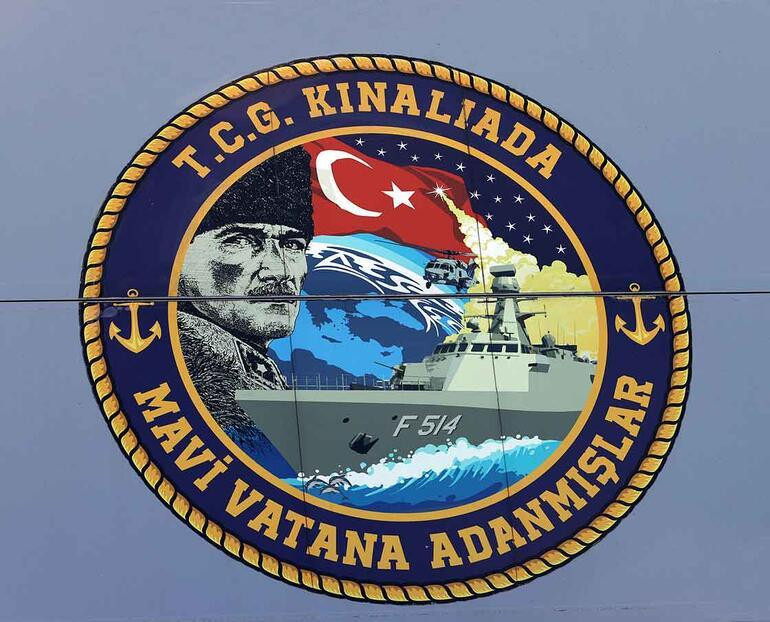 Milli savaş gemisi TCG Kınalıada'ya özel amblem - Resim : 1