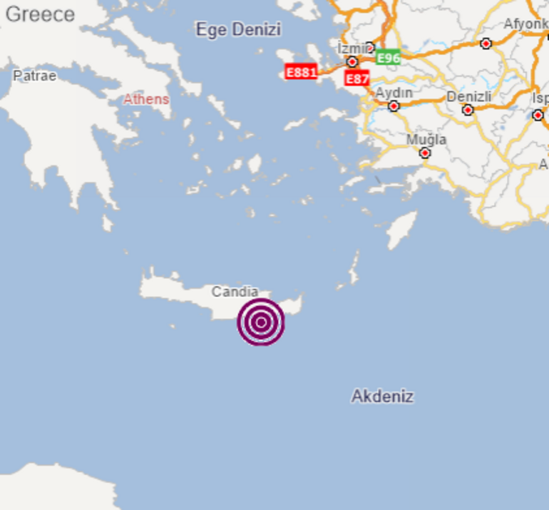 Akdeniz'de korkutan deprem! - Resim : 1