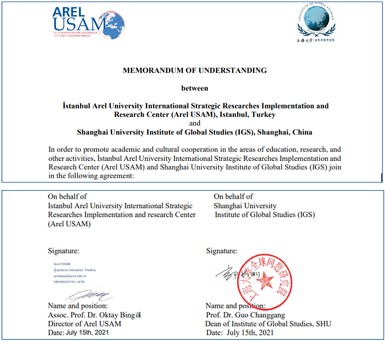 AREL, Çin Şangay Üniversitesi ile anlaşma imzaladı - Resim : 1