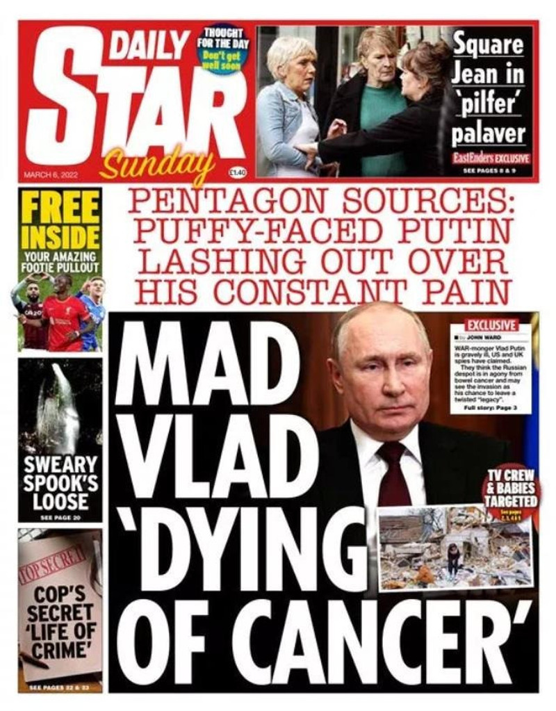 Gündeme bomba gibi düşen iddia: Putin kanser mi? - Resim : 1
