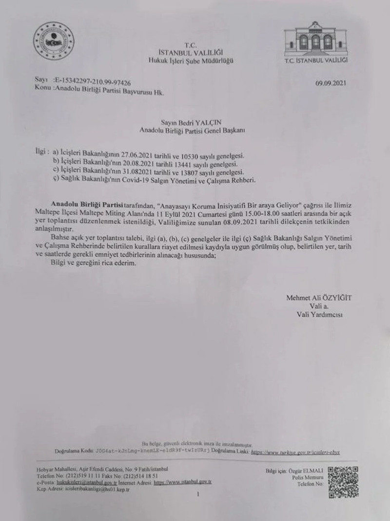 İstanbul'da aşı karşıtı mitinge izin &ccedil;ıktı - Resim : 1