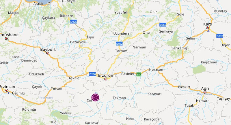 Erzurum'da korkutan deprem - Resim : 1