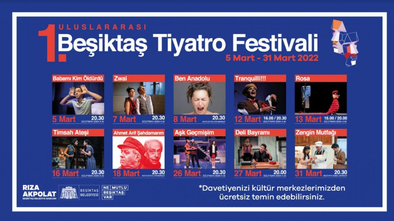 Uluslararası Beşiktaş Tiyatro Festivali başladı - Resim : 1