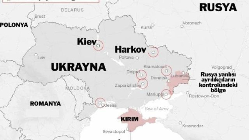 Rusya, Ukrayna'daki stratejik noktayı ele geçirdi - Resim : 1