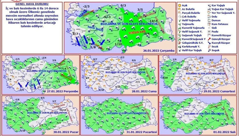 Meteoroloji son tahminleri paylaştı: İstanbul'da kar yağışı ne zaman bitecek? - Resim : 1