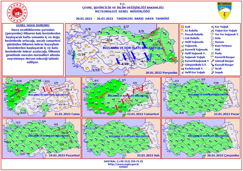 Kar fena geliyor! Meteoroloji ve AKOM uyardı: 4-5 gün sürecek - Resim : 1