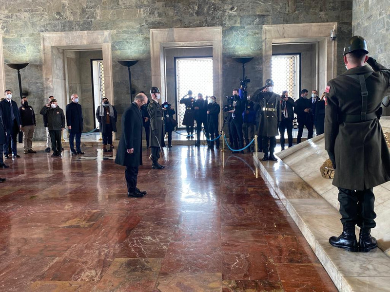 Almanya Başbakanı Scholz Türkiye'de! Anıtkabir defterine bu notu yazdı - Resim : 2