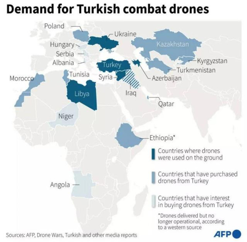 Fransız haber ajansından skandal Türkiye haritası - Resim : 1