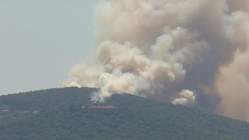 Heybeliada'daki orman yangını kontrol altına alındı - Resim : 1