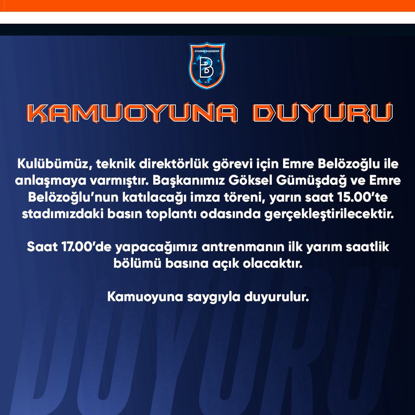 Emre Belözoğlu'nun yeni takımı belli oldu - Resim : 1