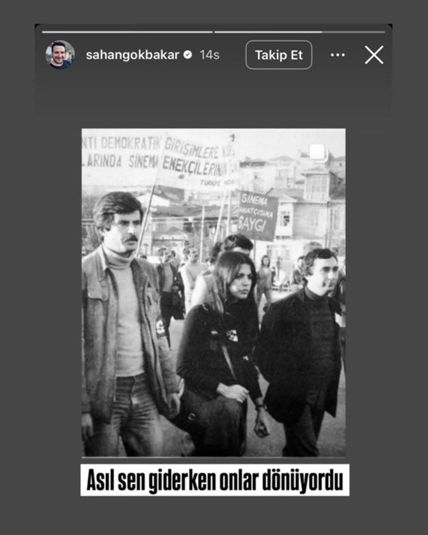 Şahan Gökbakar'ın Cem Yılmaz'ın "Her Şey Çok Güzel Olacak" filmi ile yaptığı "sen giderken ben dönüyordum" paylaşımına yanıtı çok sert oldu. 