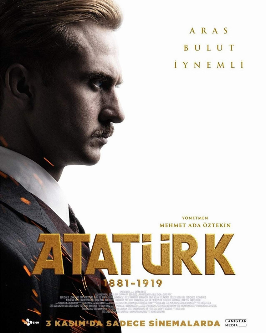Disney Plus’ın yayınlamama kararı aldığı ve başrolünde Aras Bulut İynemli’nin yer aldığı ve 2 film olarak yayınlanacağı duyurulan Atatürk filminin fragmanının ardından afişi de yayınlandı.