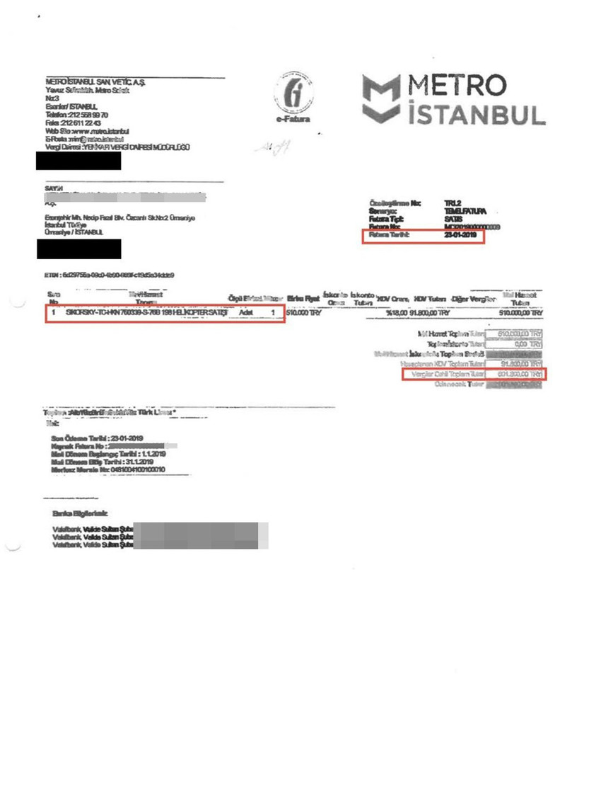 CHP Genel Başkan Yardımcısı Deniz Yavuzyılmaz İstanbul Büyükşehir Belediyesi'nin AK Parti dönemindeki helikopter alım-satımını sosyal medya hesabından paylaştı ve sert ifadelere yer verdi. 18 milyon lira zarar olduğunu belirten Yavuzyılmaz 'Haydi soruşturun görelim' diyerek faturaları paylaştı.