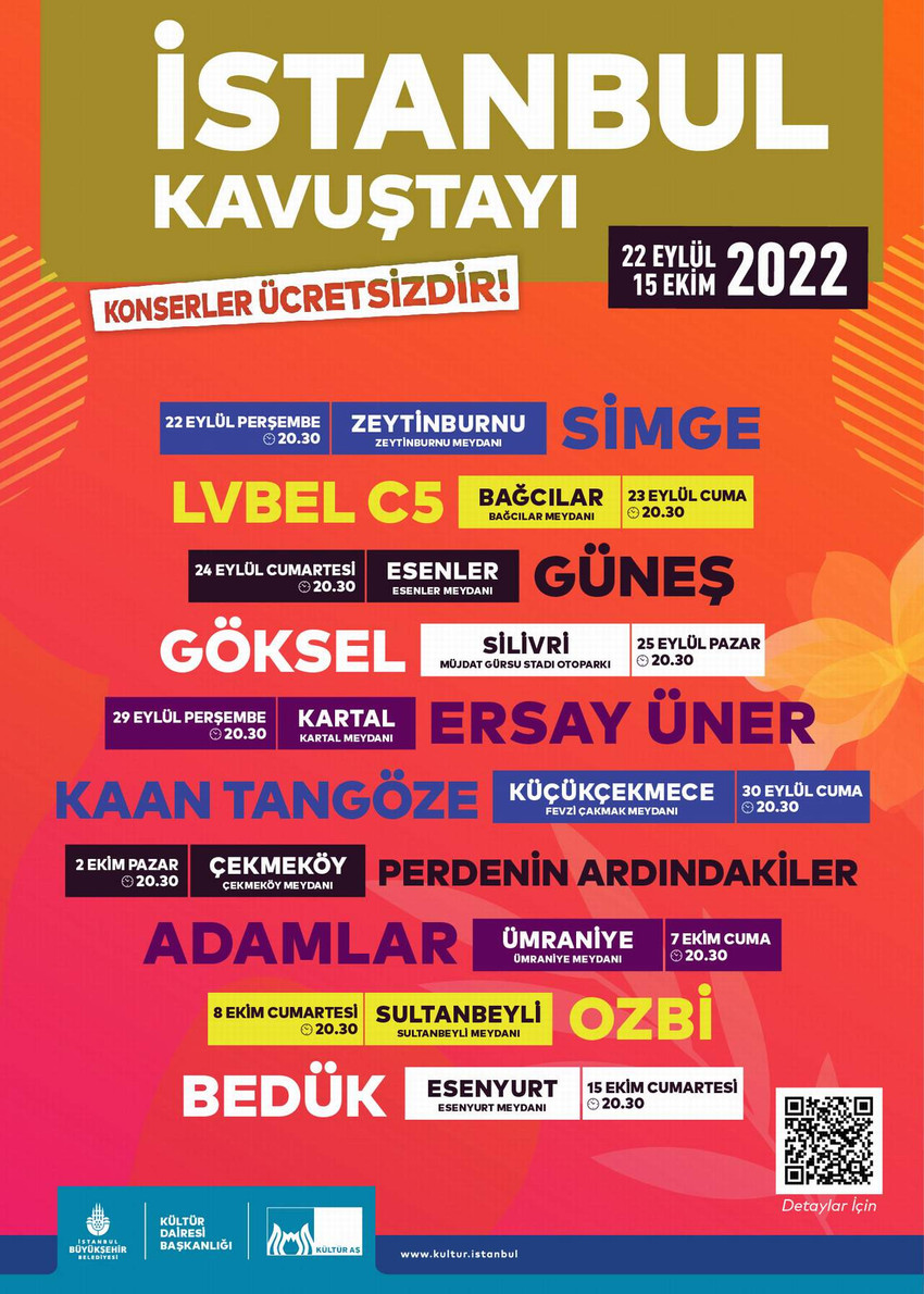 İstanbul Kavuştayı Konser Takvimi