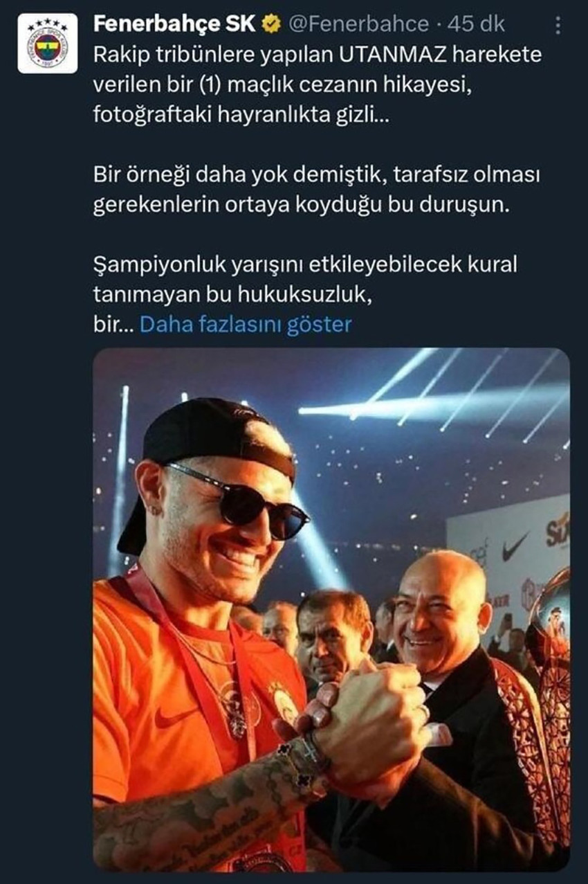 Icardi'den Fenerbahçe'ye şampiyonluk göndermesi - Resim : 2