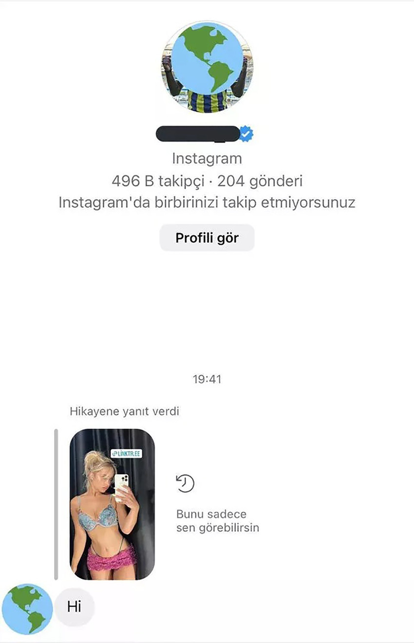 Türk Onlyfans fenomeni milli futbolcunun mesajını ifşa etti - Resim : 3