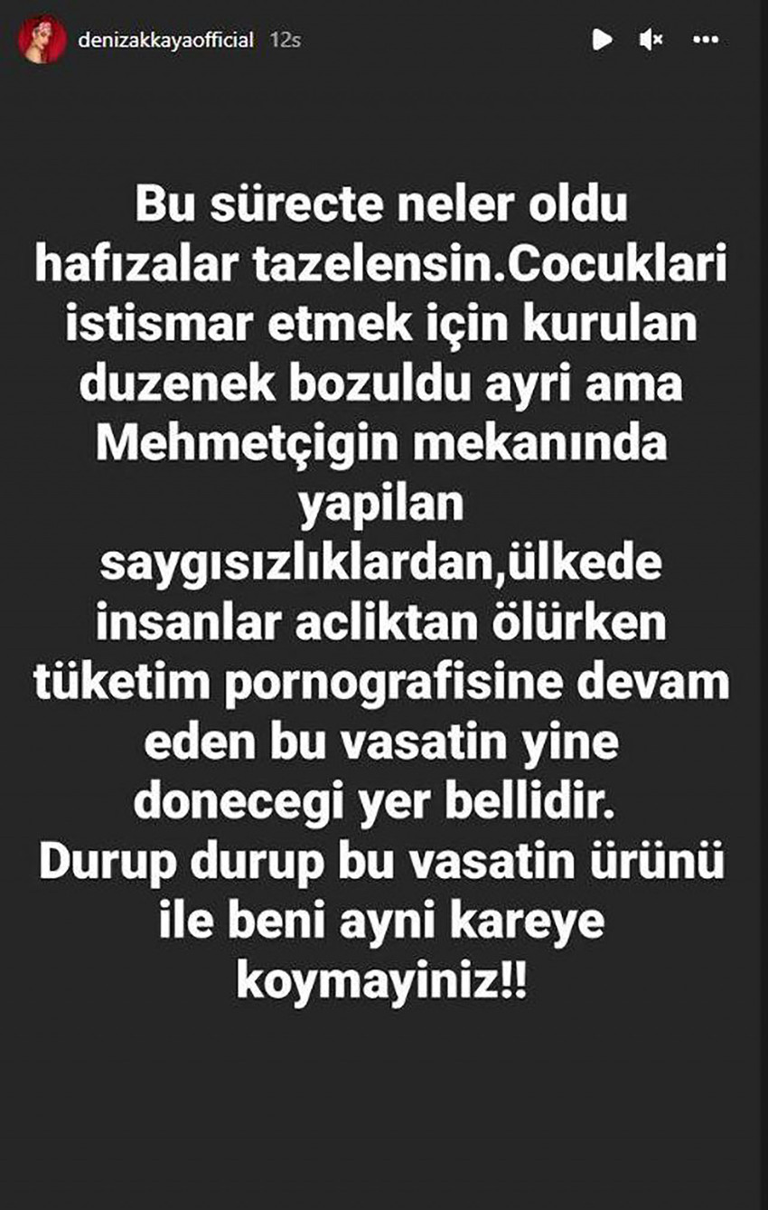 Deniz Akkaya'dan Selin Ciğerci'ye: Tüketim pornografisine devam eden vasatın - Resim : 1