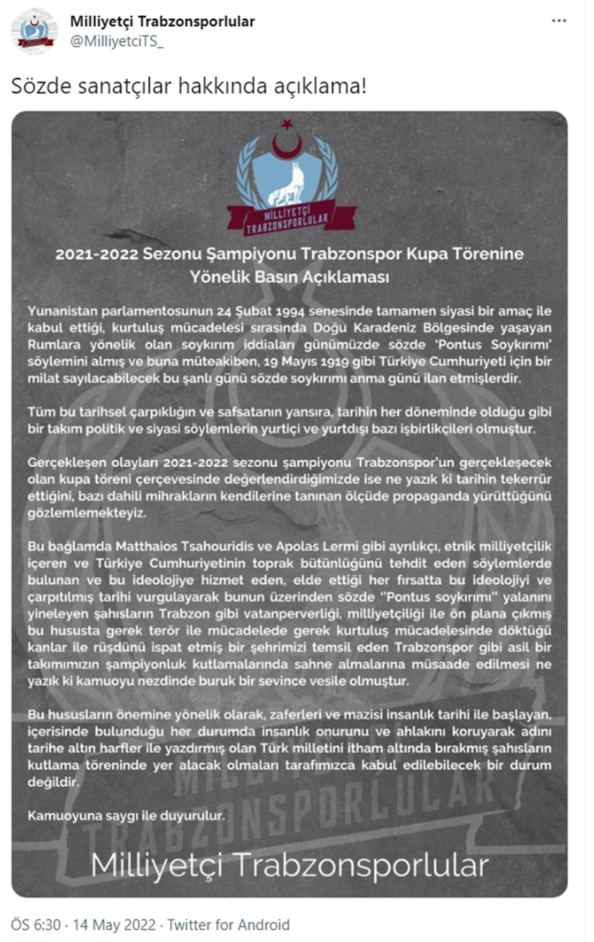 Trabzonspor şampiyonluk kutlamalarındaki büyük rezaleti Ümit Özdağ ortaya çıkardı! - Resim : 3